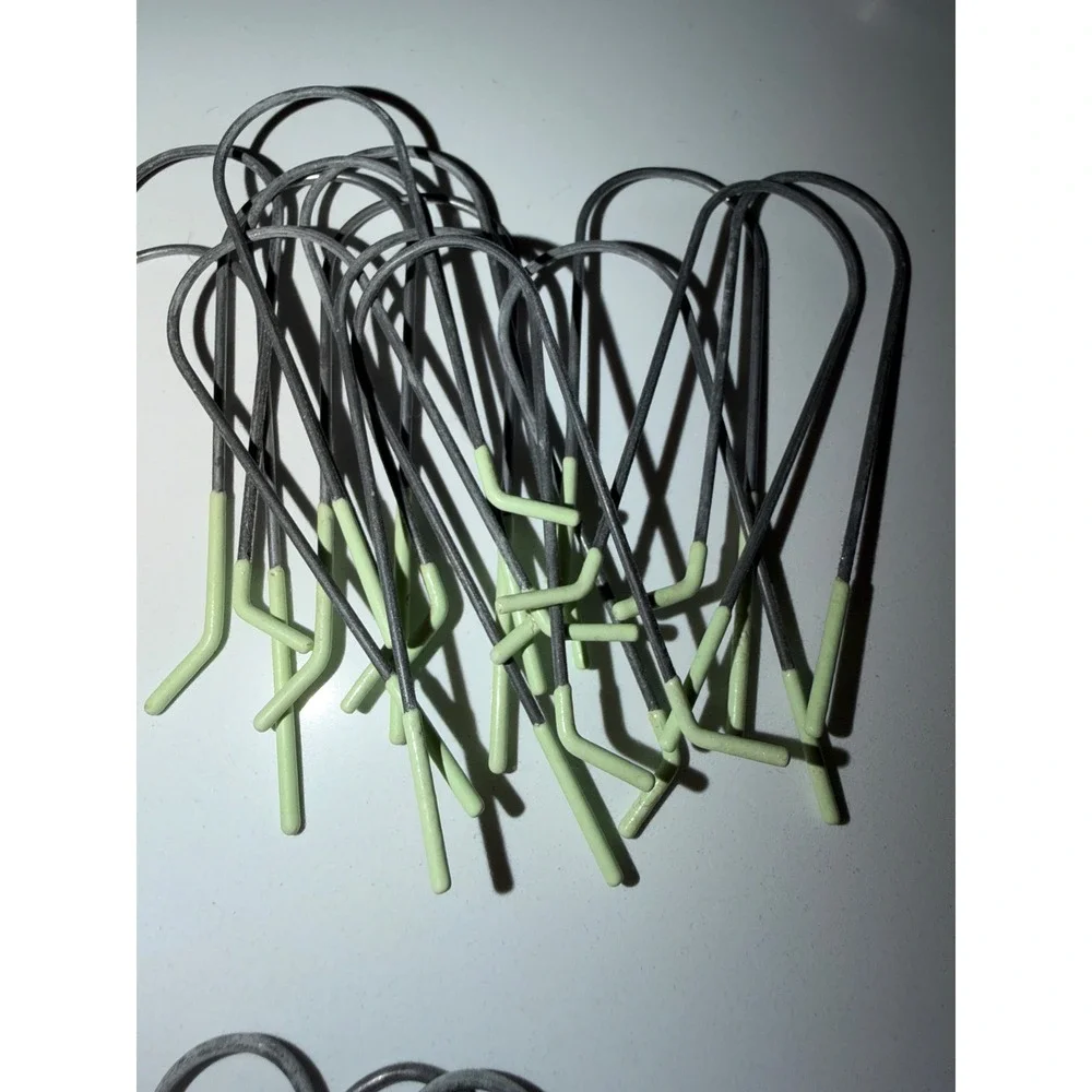 U-shaped replacement clips for electric hot rollers for vintage styling sets